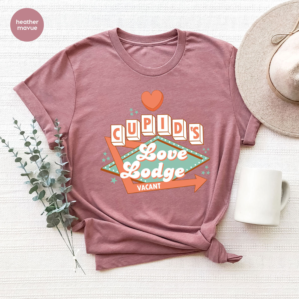 Love Lodge T-Shirt, Valentine's Day Tee, Cupid' Love Lodge Tee, Valentine Shirt