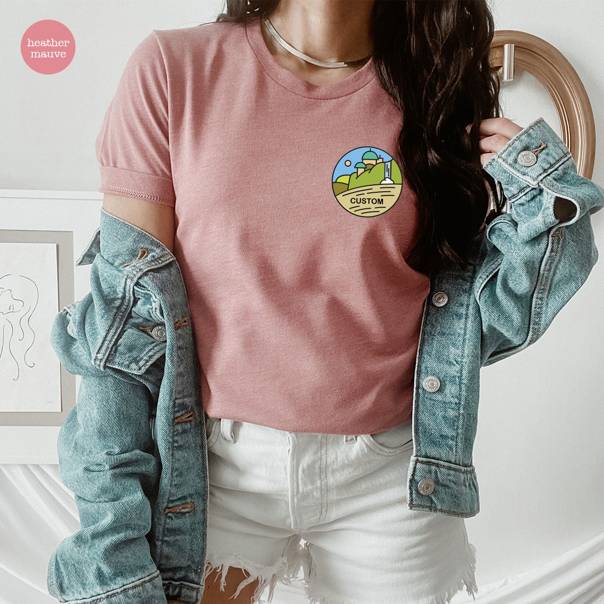 Customizable Planet Shirts, Custom Pocket Galaxy Tees, Personalized Gifts for Boyfriend, Planets Graphic Sweatshirt, Pocket Design TShirts