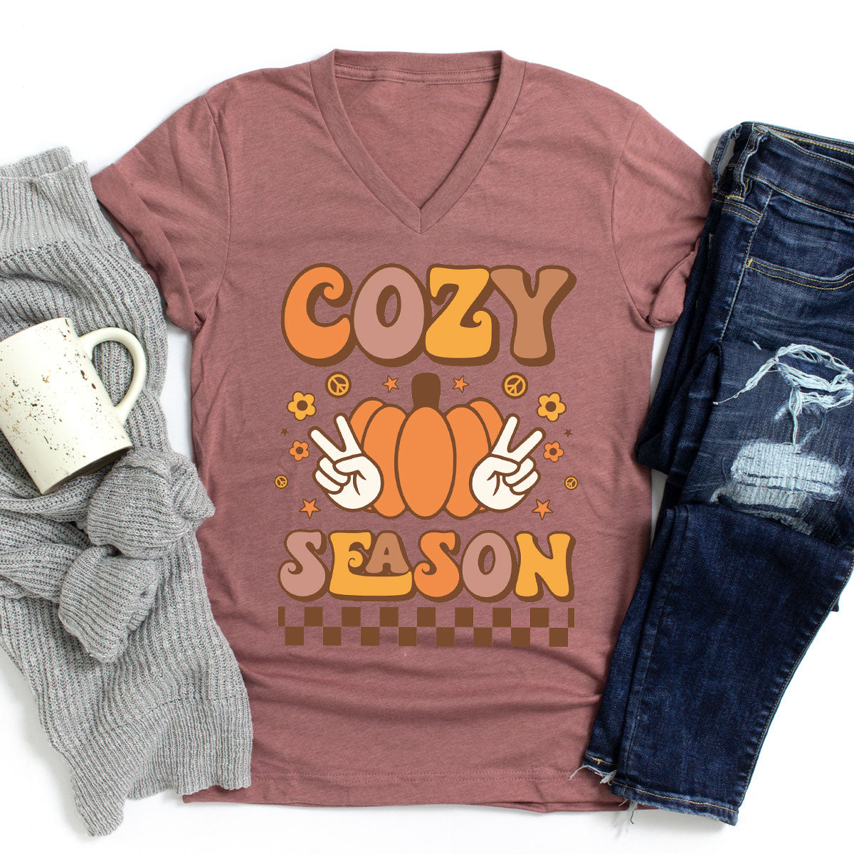 Cozy Thanksgiving Shirt, Funny Thanksgiving T-Shirt, Cozy Season Gee