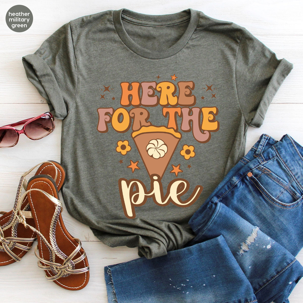 Here For The Pie Shirt, Funny Halloween Shirt, Cute Halloween Hoodie and Sweatshirt