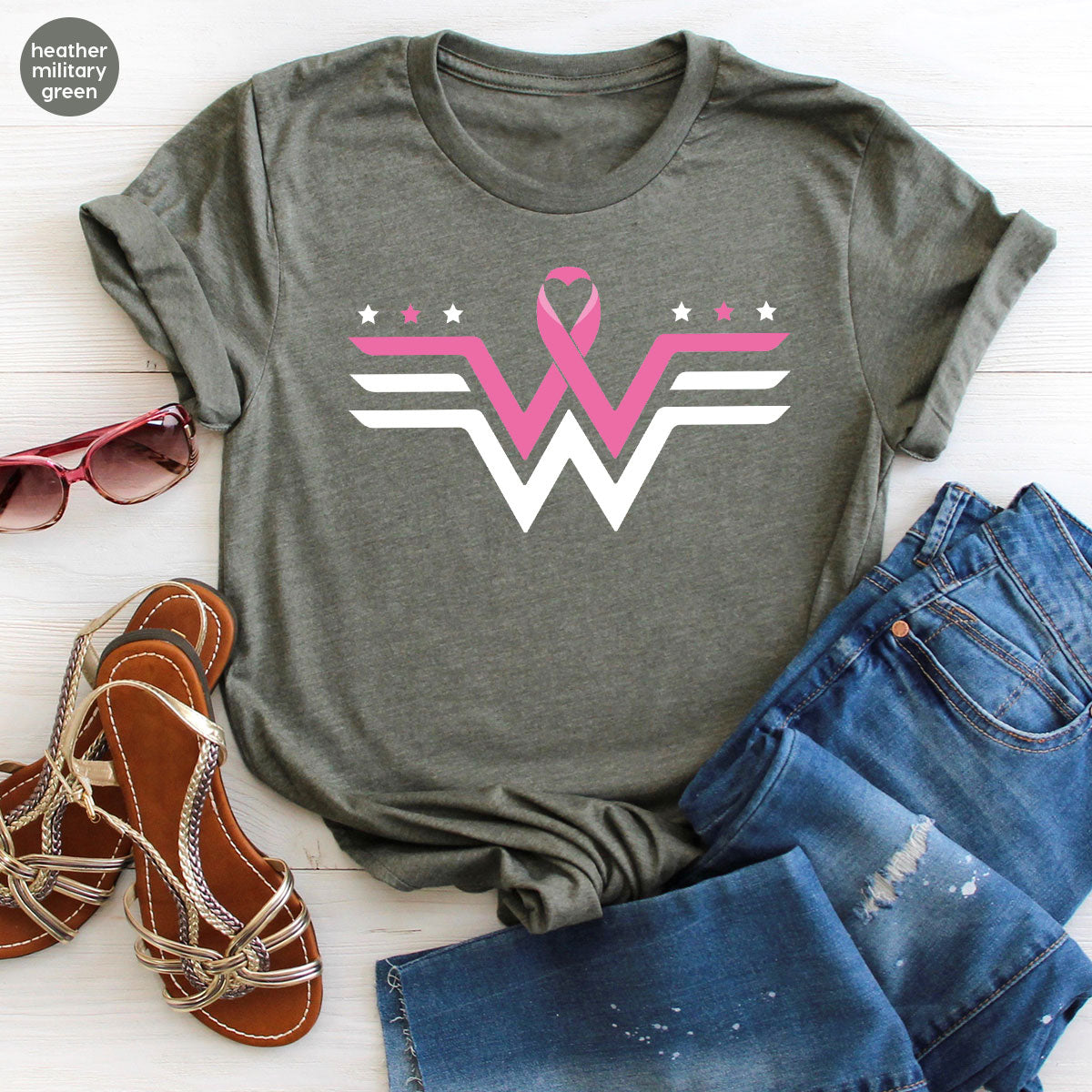 Breeast Cancer Month October Shirt, Cancer Gifts for Mom, Breast Cancer Survivor T-Shirt, Cancer Tee