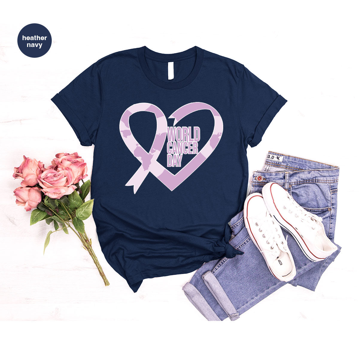 World Cancer Day Gift, Cancer Day T-Shirt, Cancer Day Support Shirt