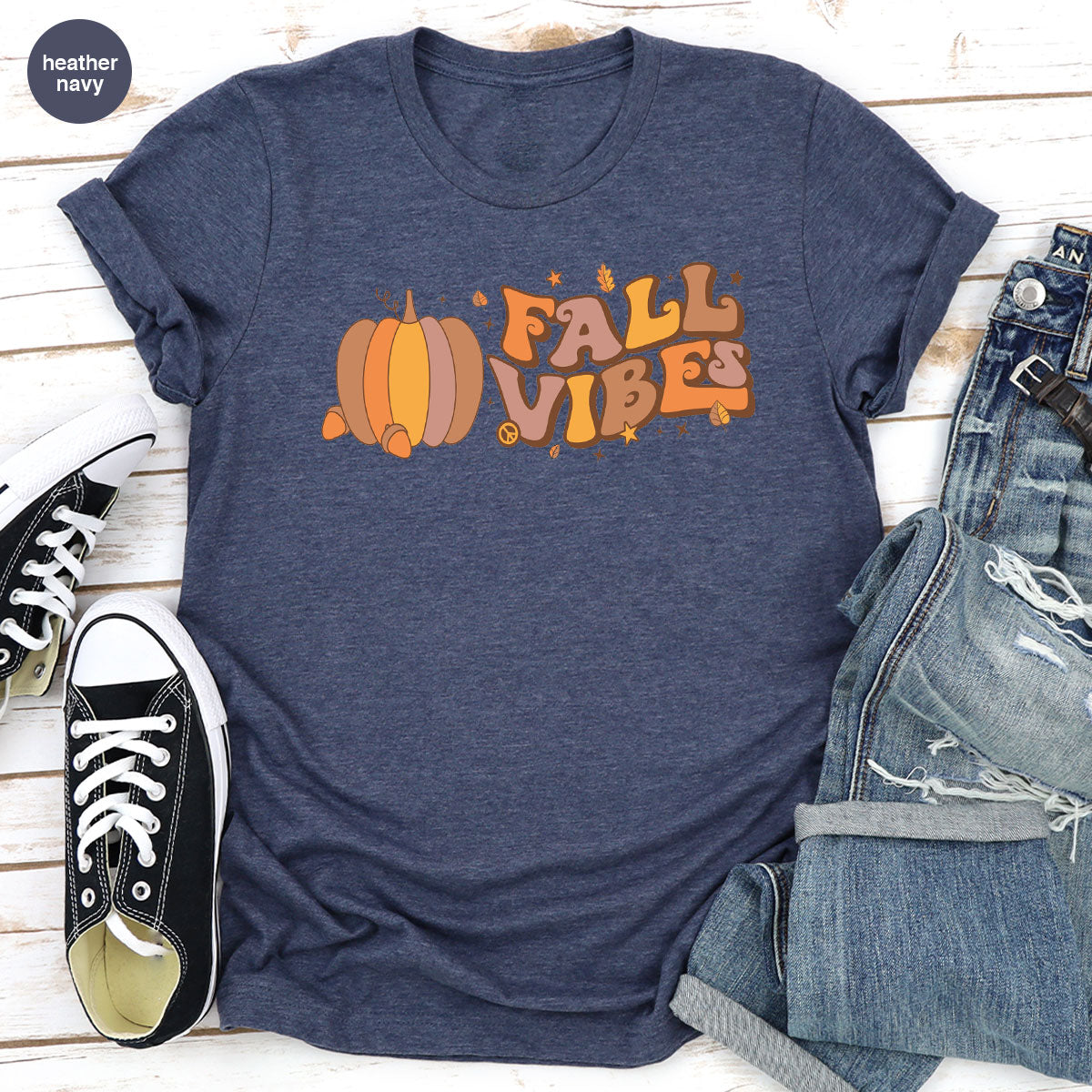 Fall Vibes Shirt, Thanksgiving 2022 Fall T-Shirt, 2022 Fall Tee