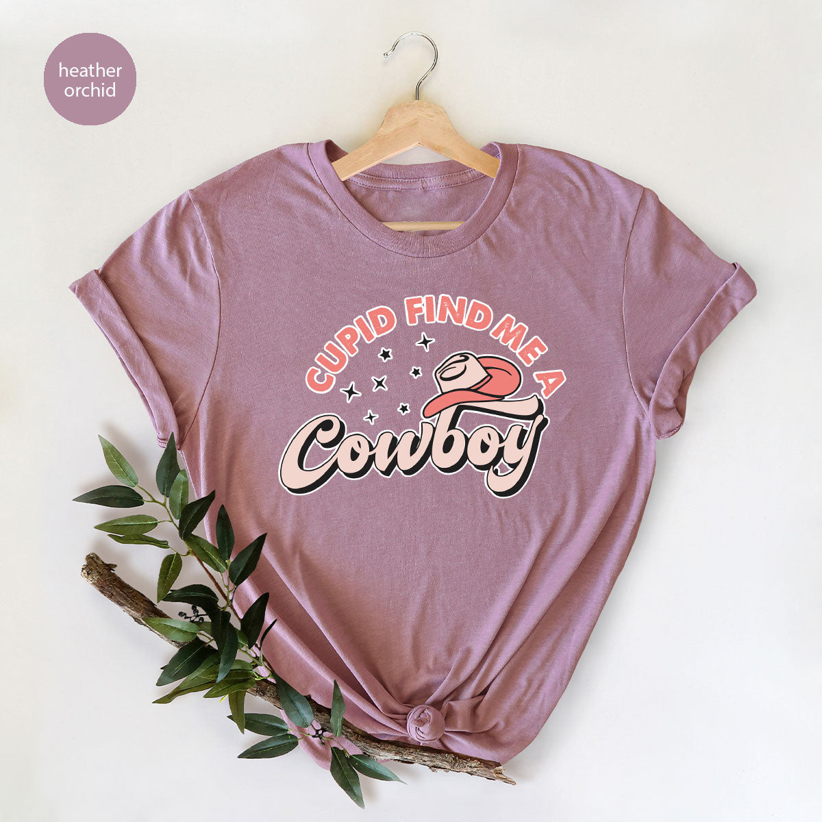 Cupid Find Me A Cowboy Shirt, Valentine Day Shirt, Cowboy Love T-Shirt