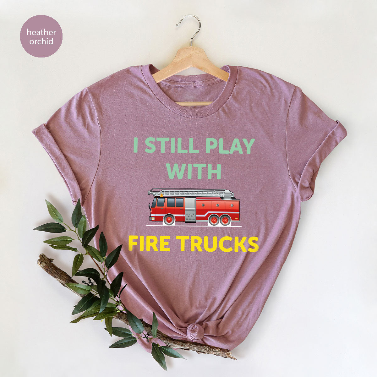 Fire Truck Shirt, Funny Fire Fighter T-Shirt, Fireman Tee