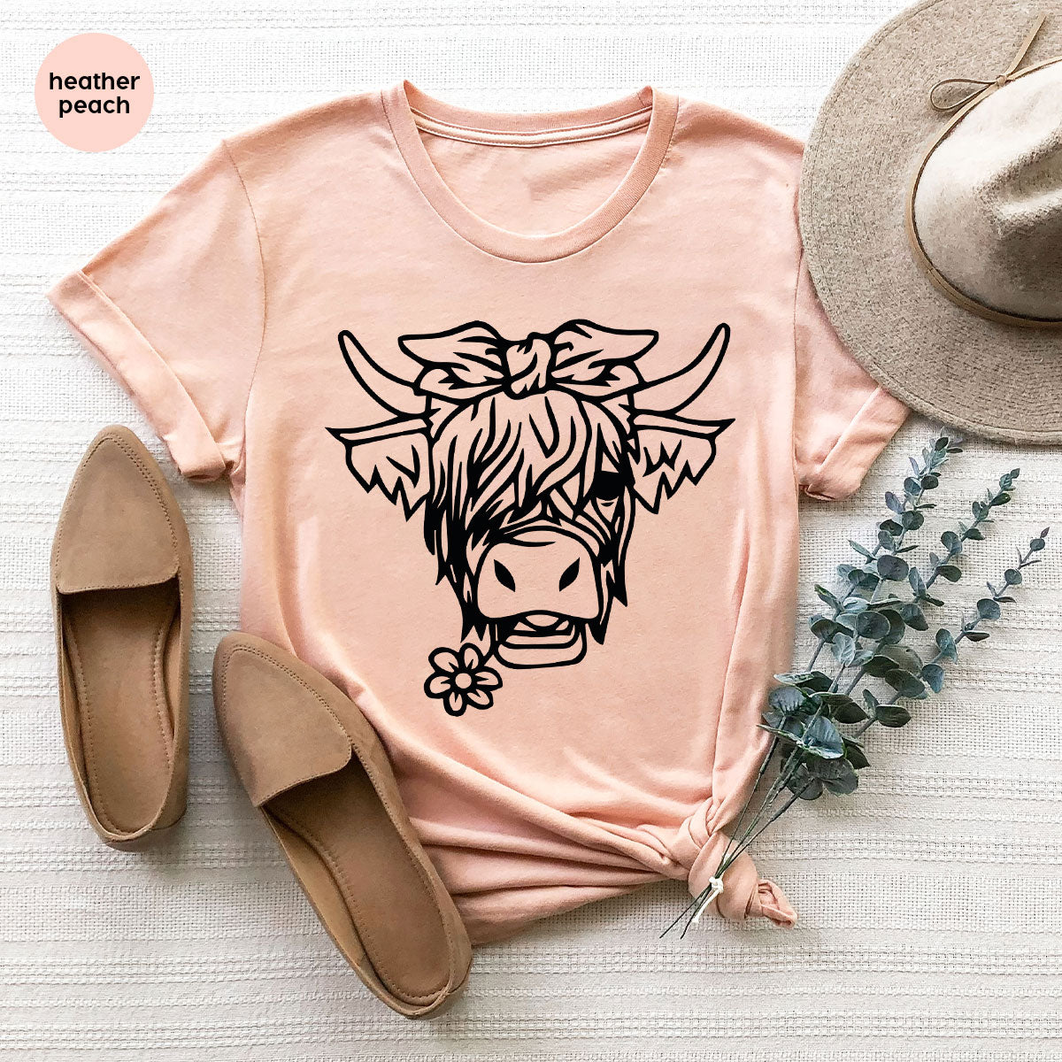 Cool Bull Shirt, Bull With Flower T-Shirt, Funny Bull T-Shirt