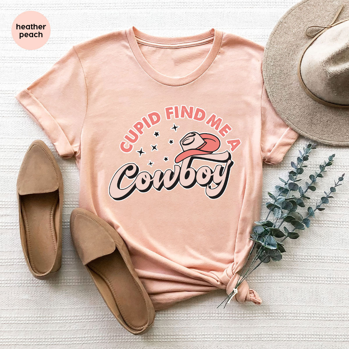 Cupid Find Me A Cowboy Shirt, Valentine Day Shirt, Cowboy Love T-Shirt