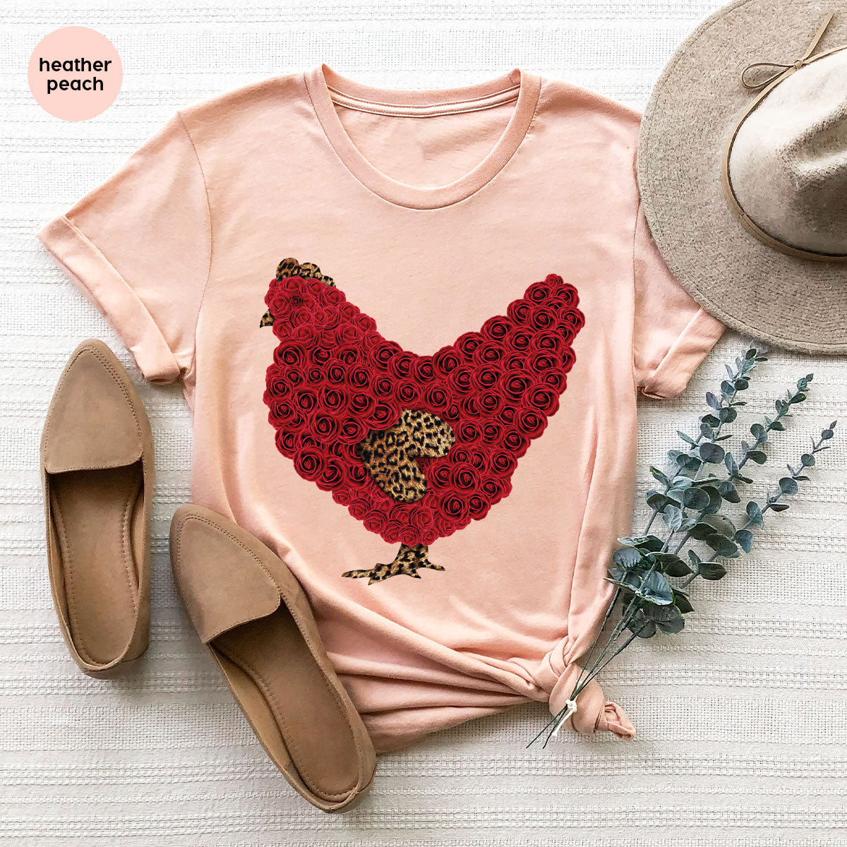 Heart of Chicken Shirt, Funny Valentine Day Gift, Special Gift for Feb 14