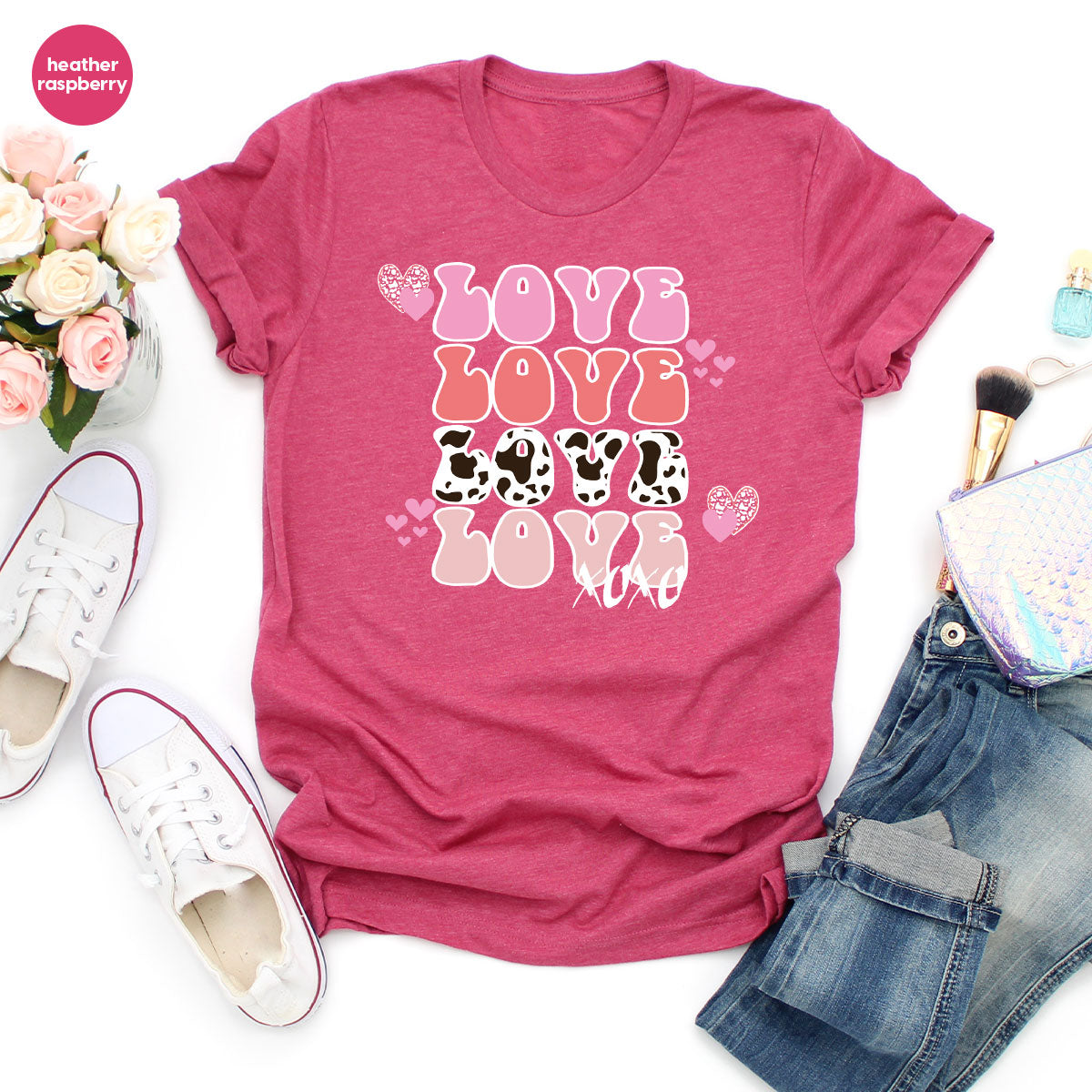 Love Shirt, Love Day T-Shirt, Valentine's Day Tee, 2023 Valentine's Day Gift