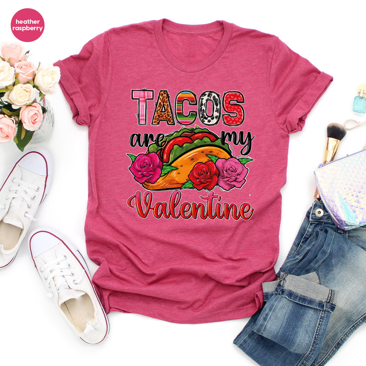 Tacos Are My Valentine Shirt, Gift To My Taco Lover, Taco Shirt