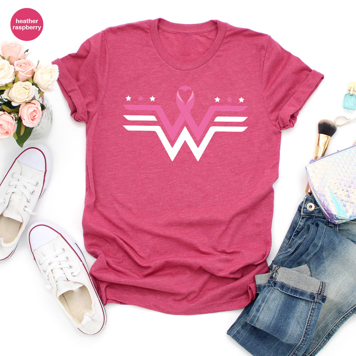 Breeast Cancer Month October Shirt, Cancer Gifts for Mom, Breast Cancer Survivor T-Shirt, Cancer Tee