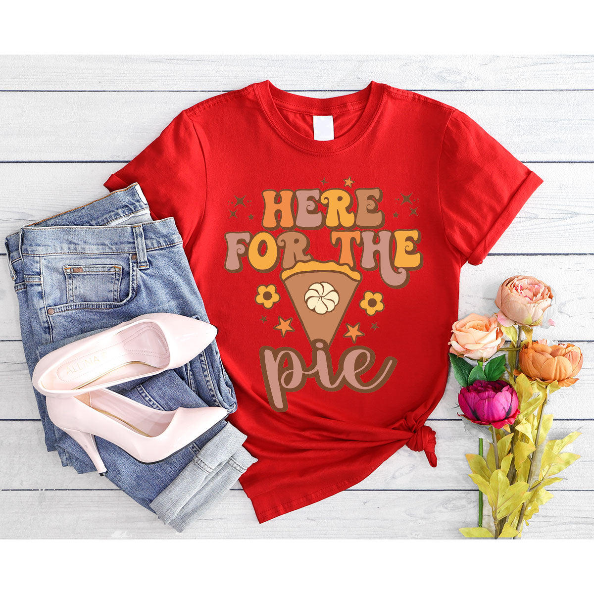 Thanksgiving Pie T-Shirt, Thanksgiving Gift For Family, Thanksgiving Desing Tee