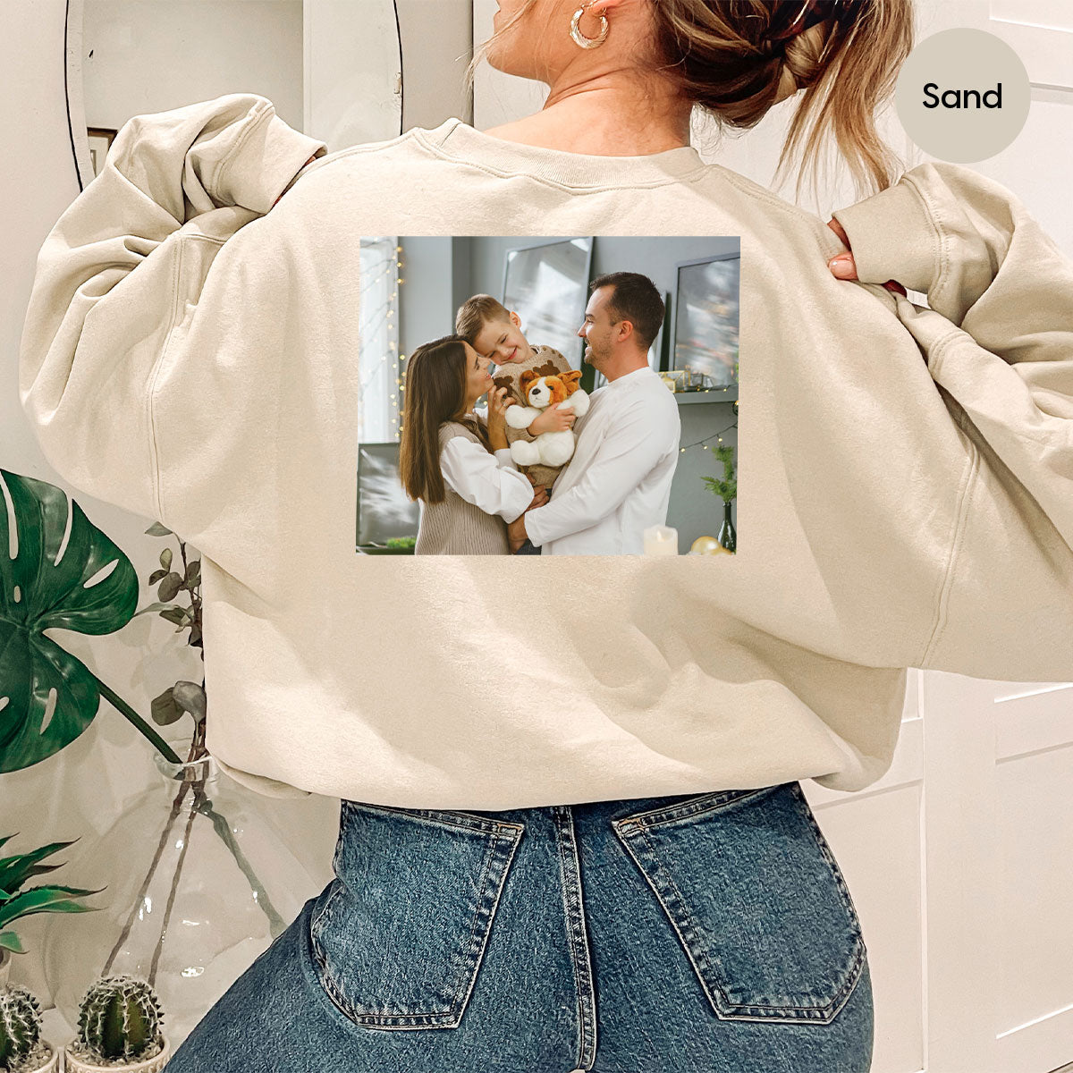 Custom Family T-Shirt, Customizable Photo Shirt, Baby Photo Tee, Family Custom Photo T-Shirt