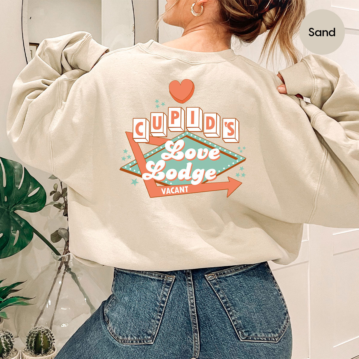 Love Lodge T-Shirt, Valentine's Day Tee, Cupid' Love Lodge Tee, Valentine Shirt