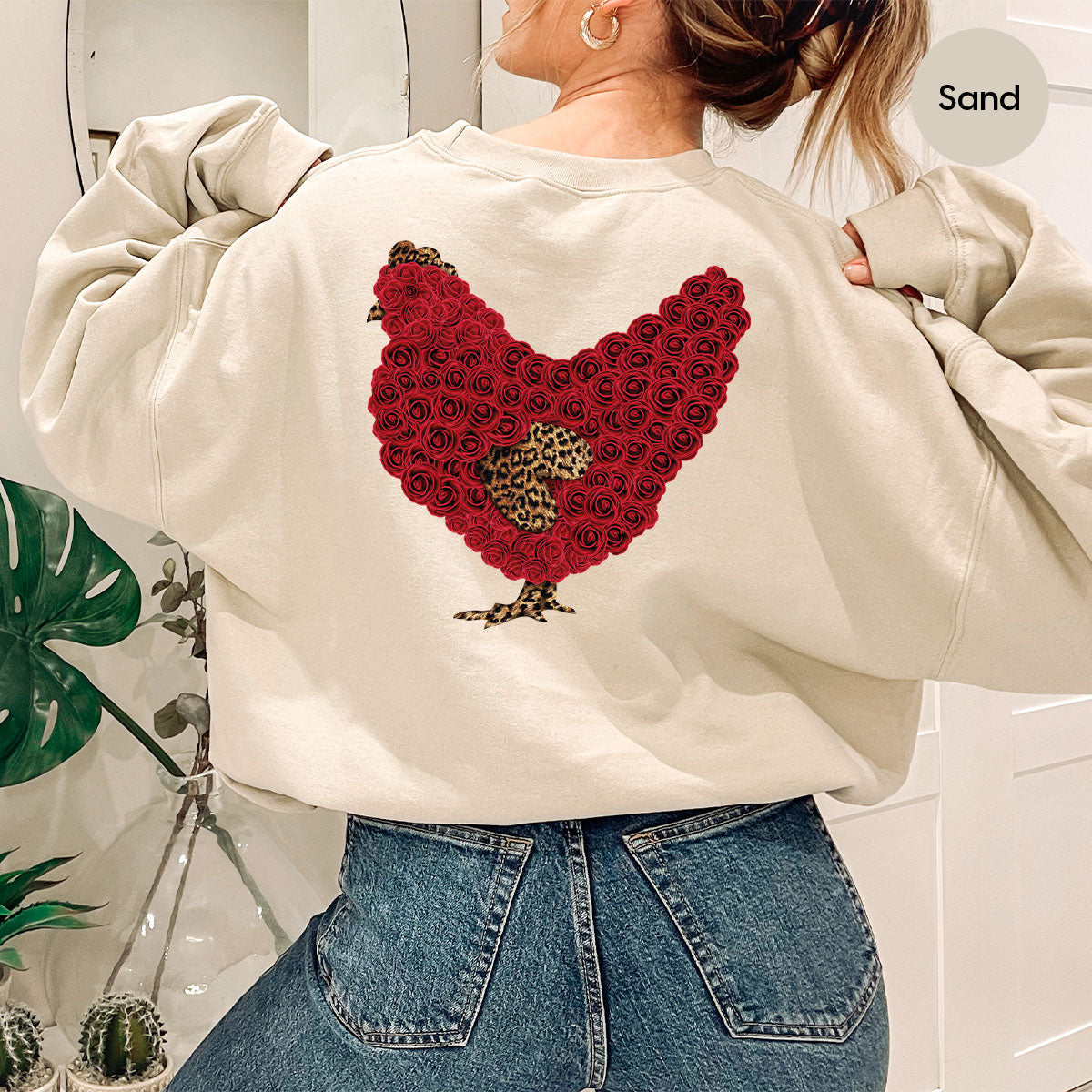 Heart of Chicken Shirt, Funny Valentine Day Gift, Special Gift for Feb 14