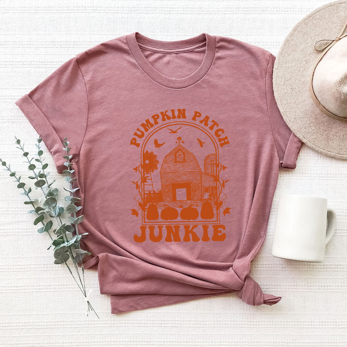 Junkie T-Shirt, Gift T-Shirt For Halloween, Pumpkin Halloween Shirt