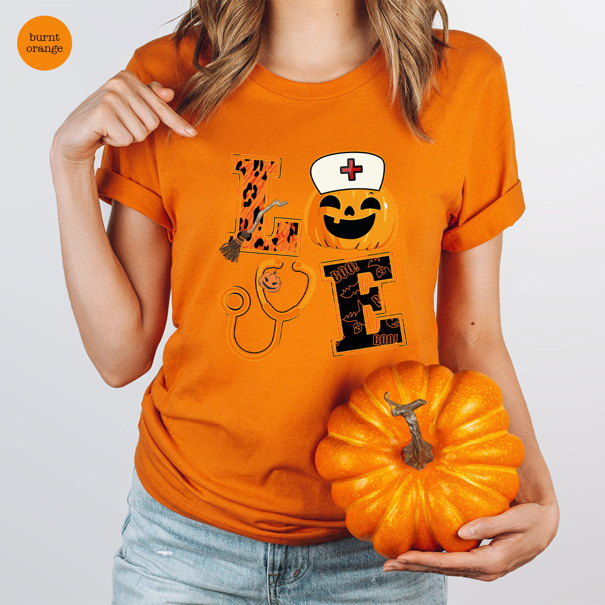 Halloween 2023 Shirt, Nurse TShirt, Pumpkin T Shirt, Halloween Nurse Shirt, Spooky TShirt, Kids Halloween Shirt, Halloween Gifts, Halloween Party