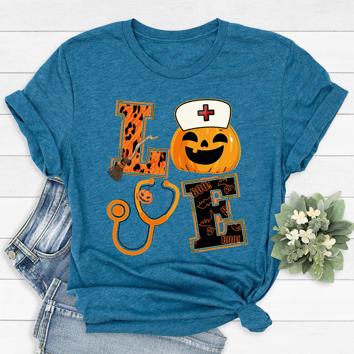 Halloween 2023 Shirt, Nurse TShirt, Pumpkin T Shirt, Halloween Nurse Shirt, Spooky TShirt, Kids Halloween Shirt, Halloween Gifts, Halloween Party