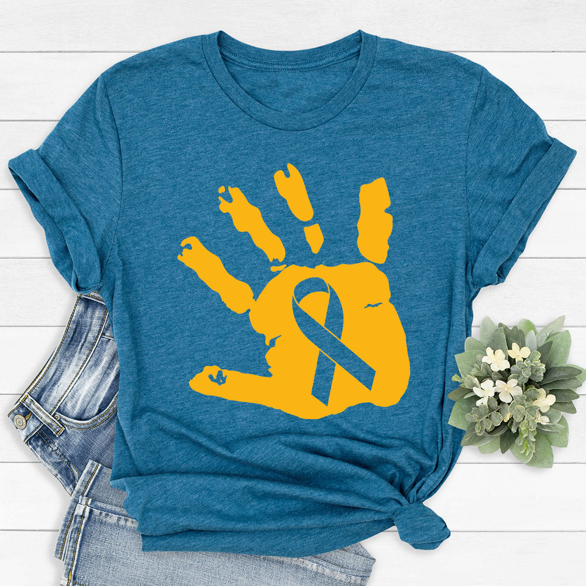 Childhood Cancer Shirt, Cancer Awareness Shirt, Mom of Cancer Warrior T-Shirt