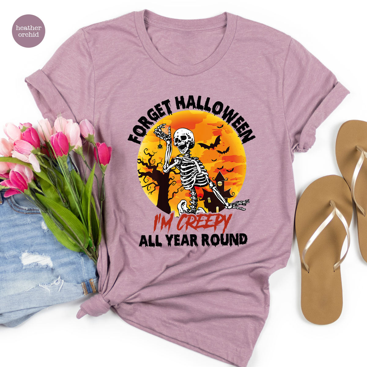 Halloween Creepy T-Shirt, Creepy Halloween Design, Creepy Halloween Tee