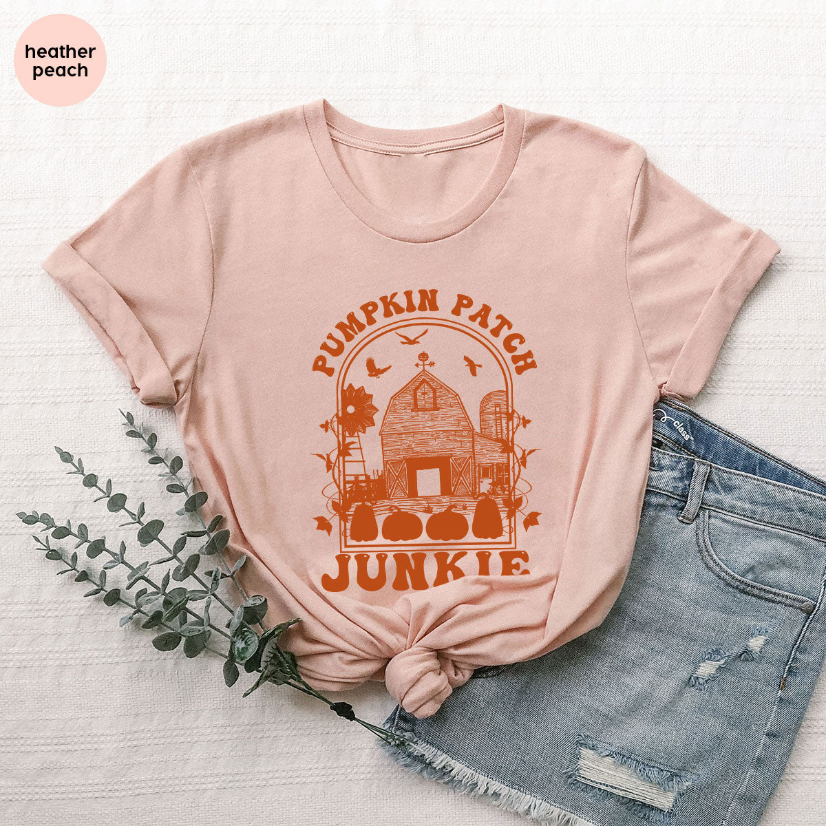 Junkie T-Shirt, Gift T-Shirt For Halloween, Pumpkin Halloween Shirt