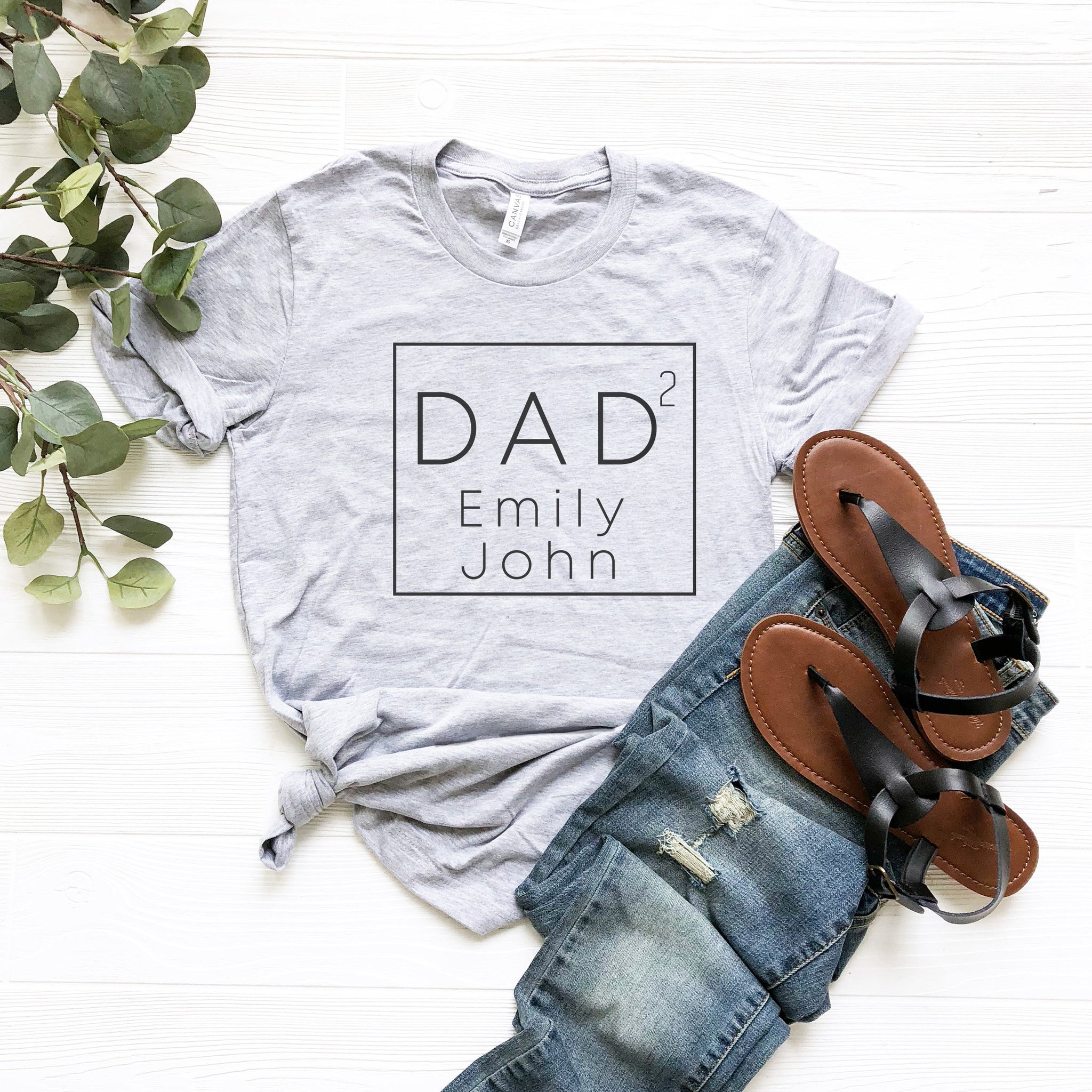 Custom Dad T-Shirt, Funny Shirts for Dad, Dad Square, Daughter,Dad Birthday