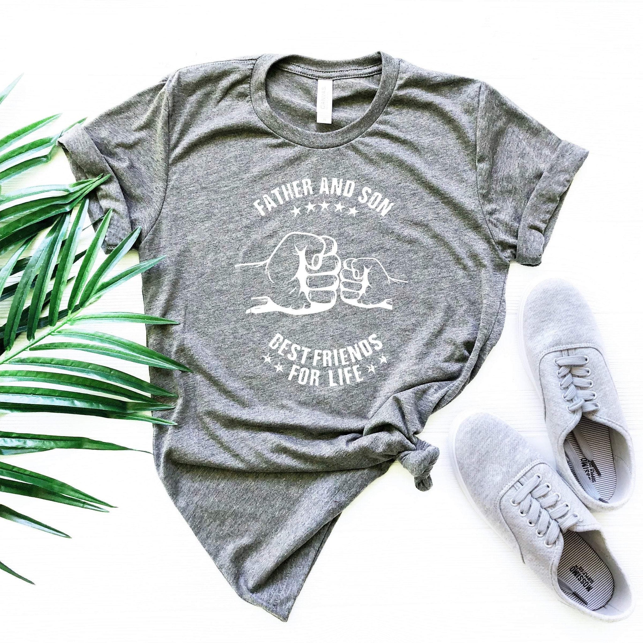 Father and Son Shirt, Dad gift shirts, Dad shirts from daughter, Funny Shirts for dad men husband,Dad Birthday, Fists, Best Friends for Life - Fastdeliverytees.com