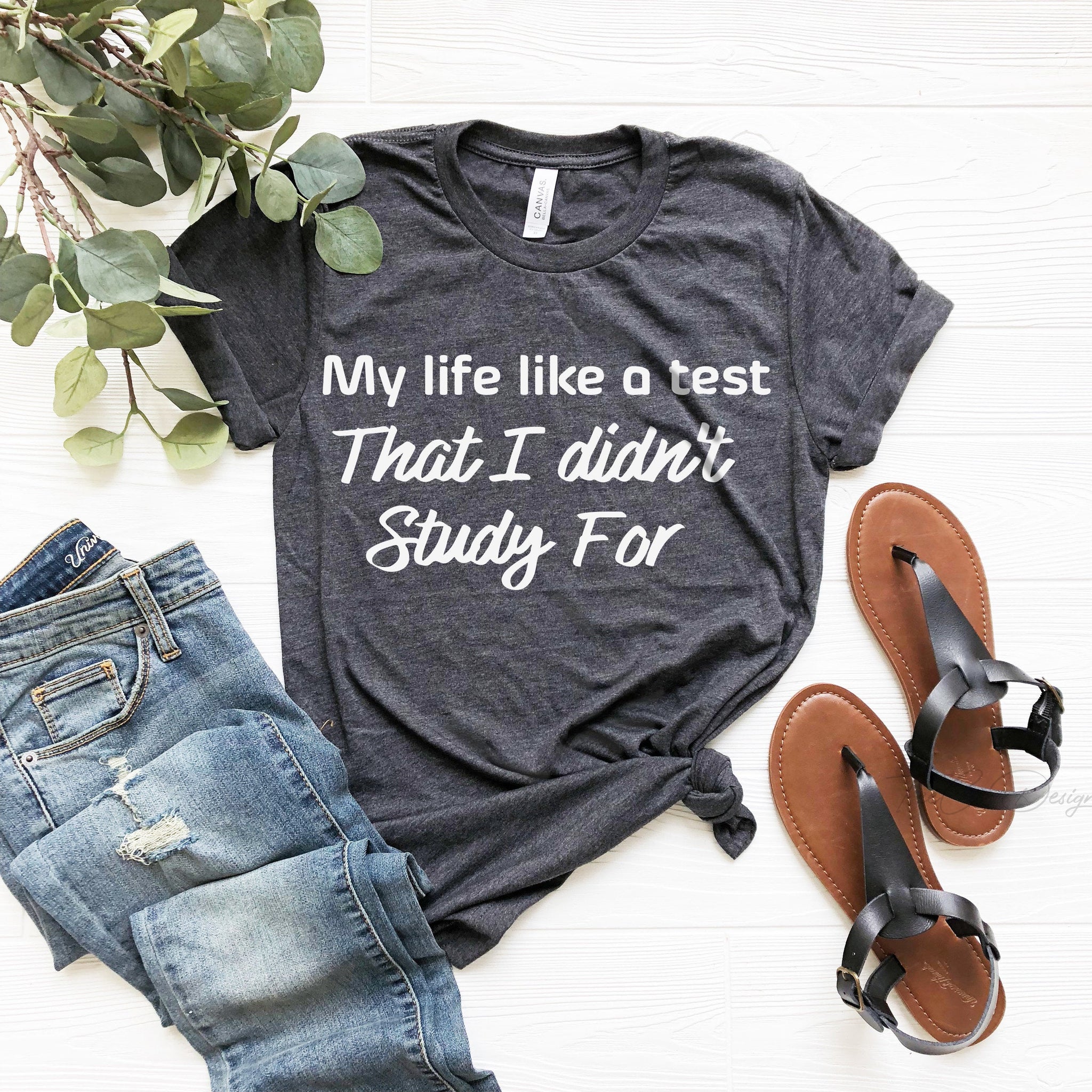 Funny Shirt | Sarcastic Shirt | Funny Slogan Shirts | My Life Like A Test | Sassy | Funny Tshirt Sayings | Funny Tshirts For Women - Fastdeliverytees.com