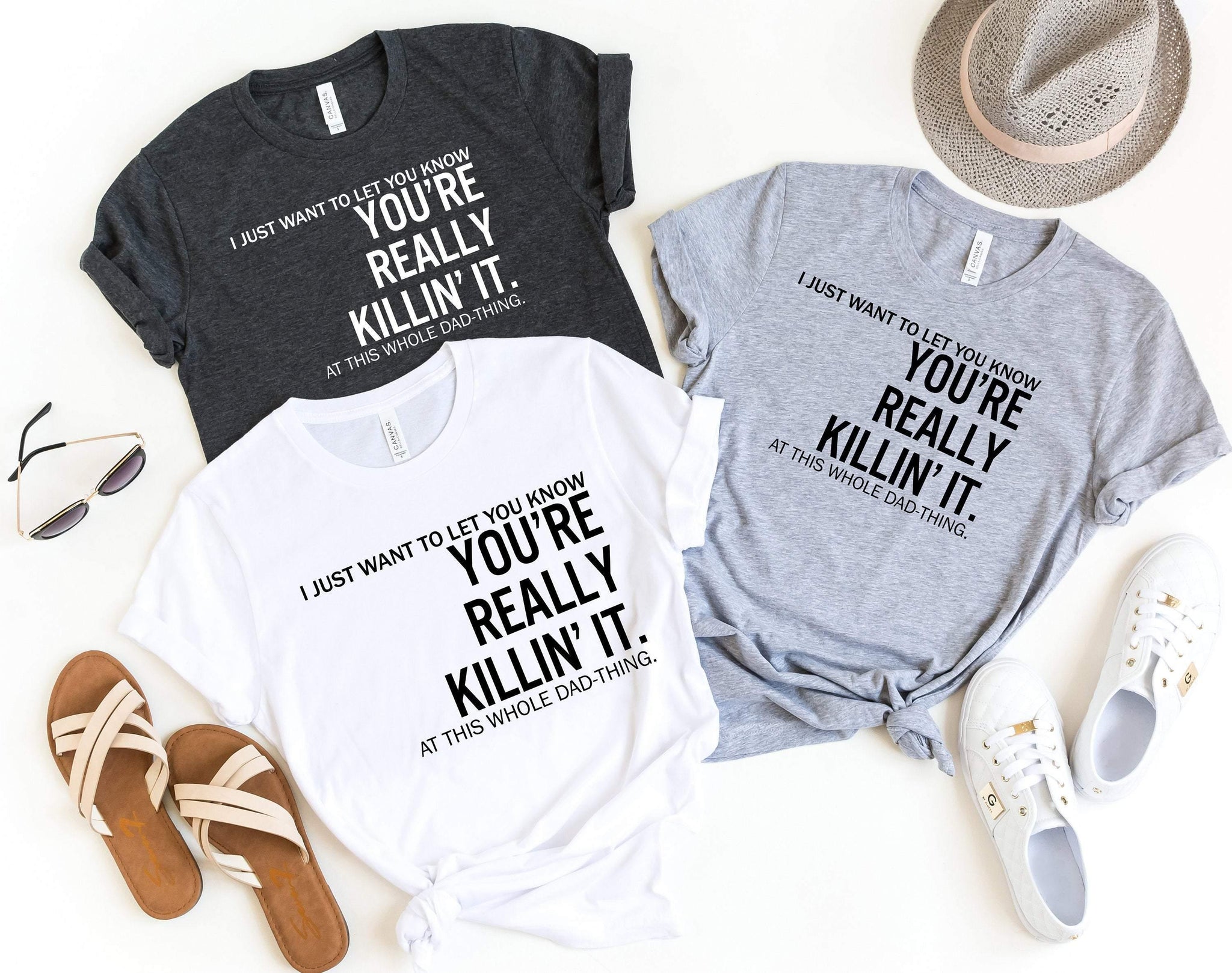 Dad You are Really Killin' It, Funny Dad shirts, for Fathers Day, Dad gifts , Dad shirts from daughter, Funny Shirts for dad, Dad Birthday, - Fastdeliverytees.com