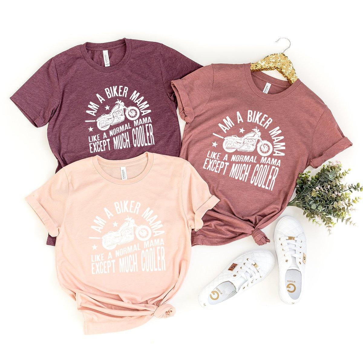 Biker Mama Shirt, Moto Mom Shirt, Motorcycle Mom Shirt, I Am A Biker Mama Shirt, Gift For Biker Mom, Biker Shirt, Cool Mom Shirt, Funny mom - Fastdeliverytees.com