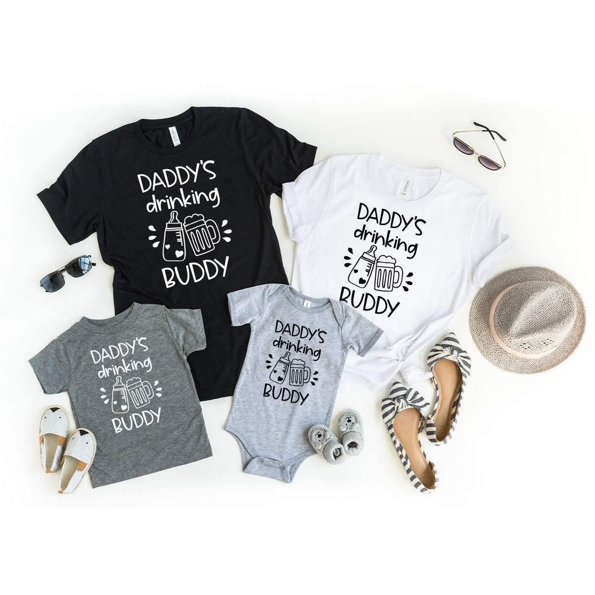 Matching Dad And Baby Shirt, Daddy's Drinking Buddy Shirt, Dad And Son Shirt, Dad Shirt, Baby boy Onesie, Daddy And Me Shirt, father son - Fastdeliverytees.com