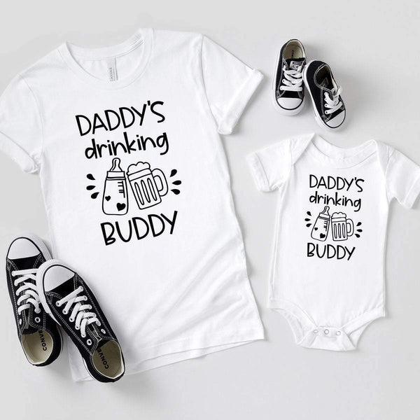 Daddy's drinking buddy baby sales onesie
