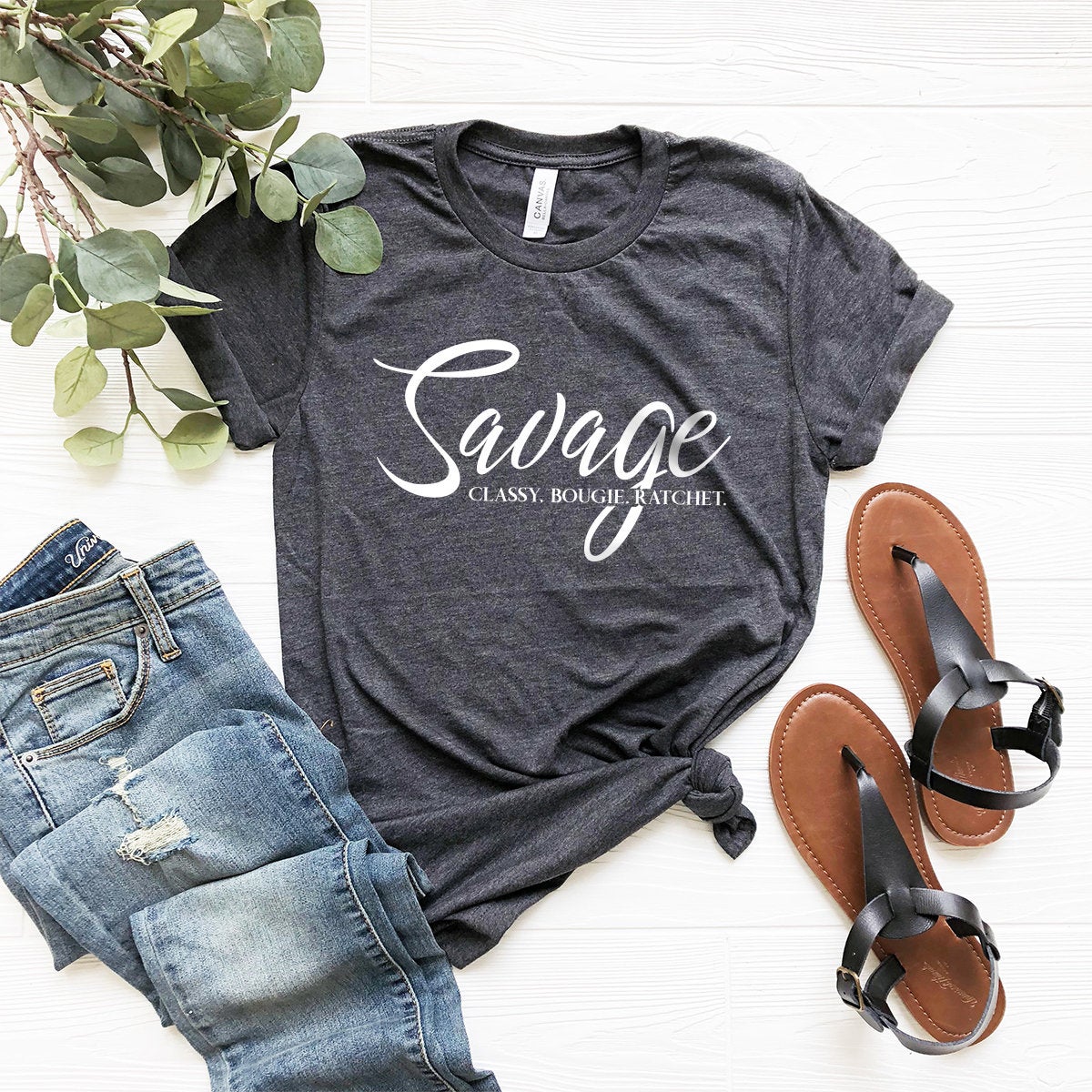 Savage Classy Bougie Ratchet Shirt, Savage Tshirt, Mama Shirt, Cool Mom Vibes, Funny Mom Shirt, Funny Women T-Shirt, Sassy T-Shirt - Fastdeliverytees.com
