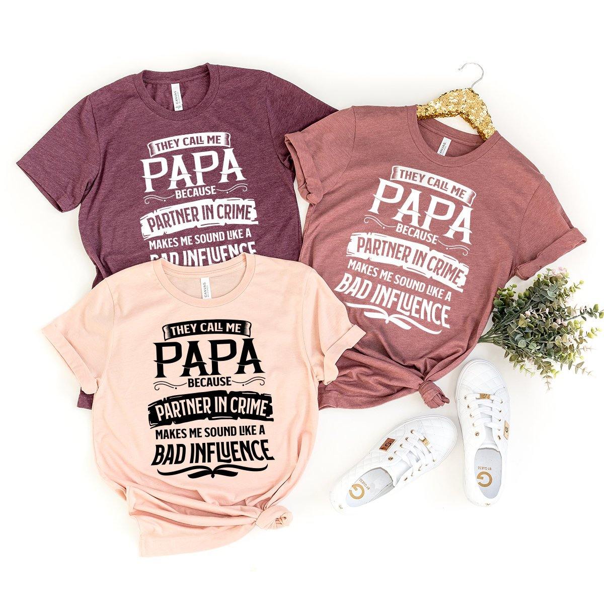 Best Papa T Shirt, Personalized Grandpa Shirt, Grandfather Shirt, They Call Me Papa T-Shirt, Papaw Gift, Gift For Grandpa, Papa Shirt - Fastdeliverytees.com