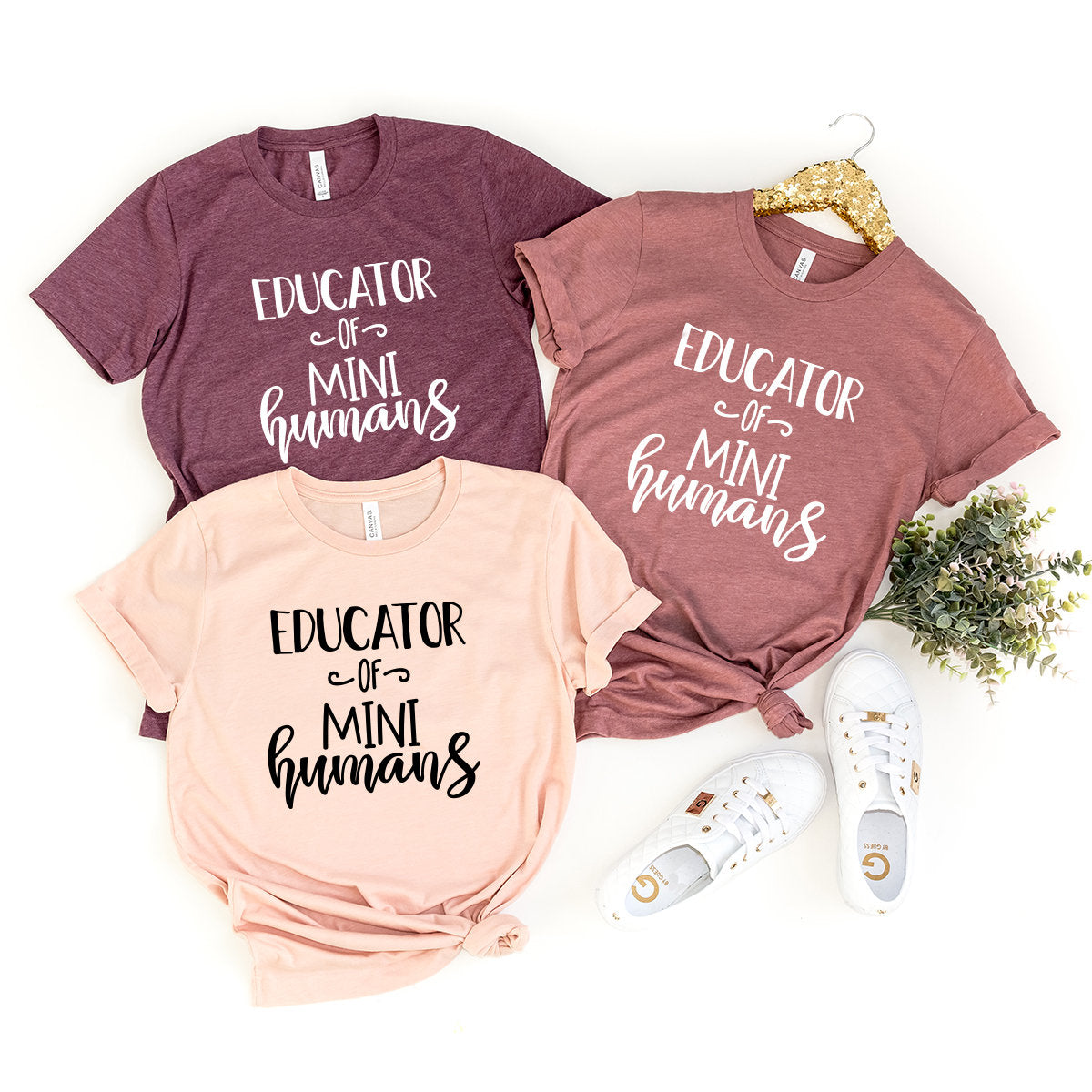 Funny Kindergarten T-Shirt,Educator Of Mini Humans Tee, Preschool Teacher Gift, Teacher Life Tee, Teaching Shirt, Teacher Day's Gifts - Fastdeliverytees.com