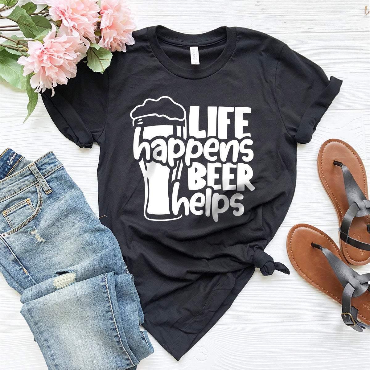 Funny Beer Shirt, Beer T-Shirt, Drinking Shirt, Beer Lover Gift, Beer Drinkers Shirt, Alcoholic Tee, Beer Party Shirt, Beer Gifts - Fastdeliverytees.com