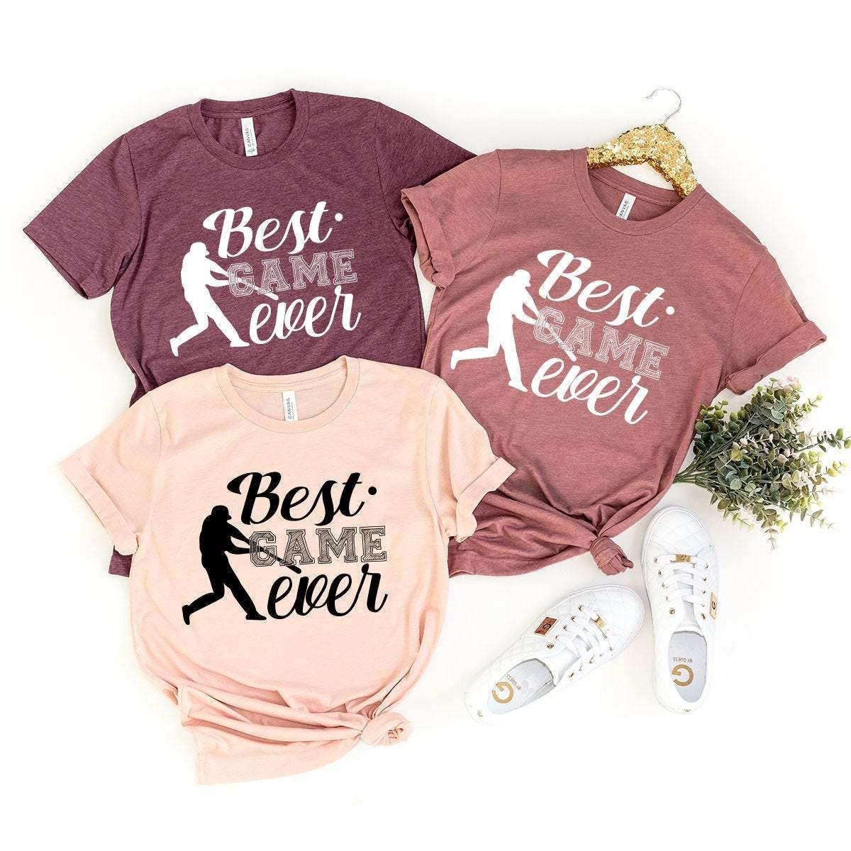 Best Game Ever T-Shirt, Baseball Tshirt, Softball shirt, Baseball Life Shirt, Baseball Game Day Tee, Gift For Baseball Lover, Baseball Shirt - Fastdeliverytees.com