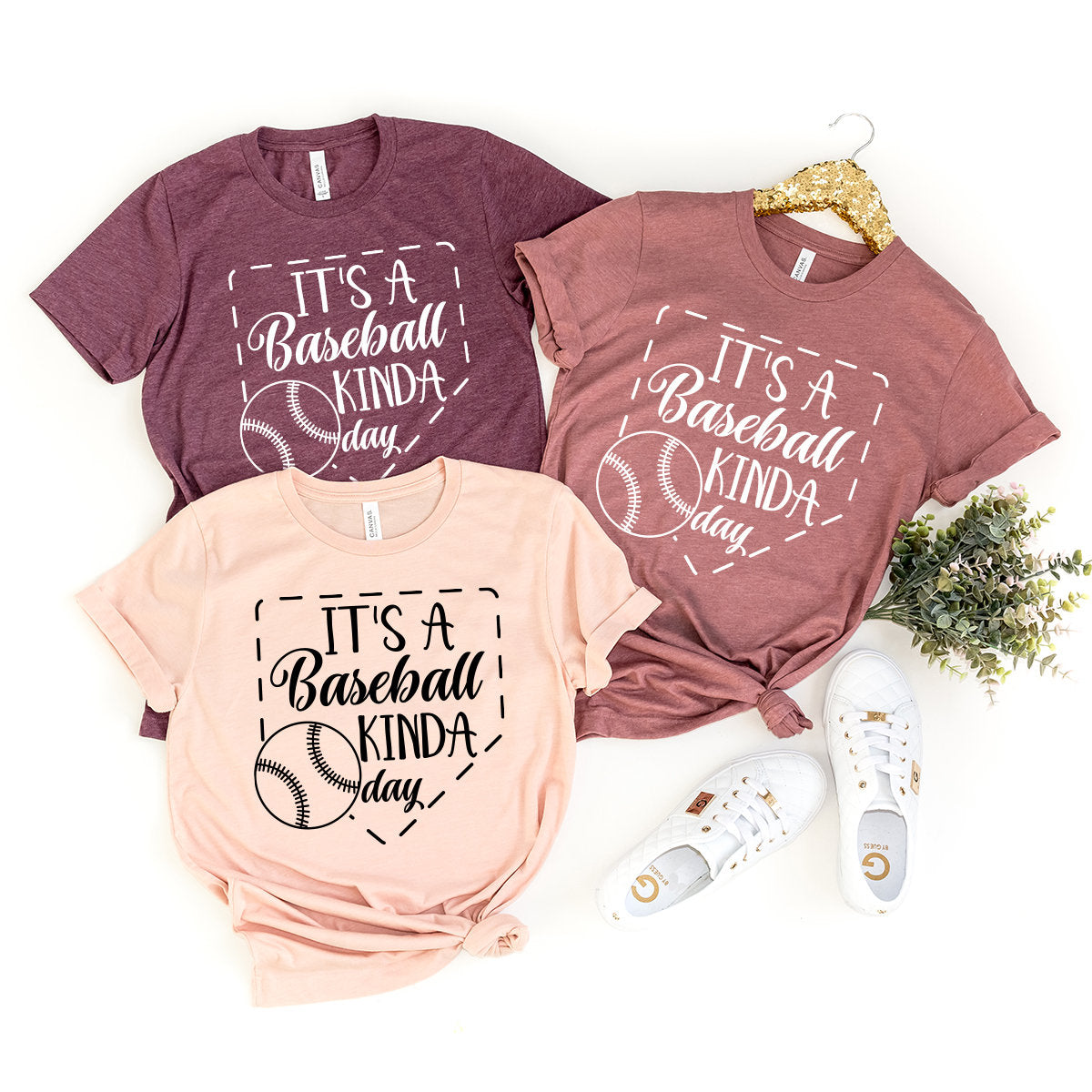 It's A Baseball Kinda Day T-Shirt, Baseball Shirt, Baseball Game Day Tee, Baseball Tshirt, Baseball Life Shirt, Baseball Lover T Shirt - Fastdeliverytees.com