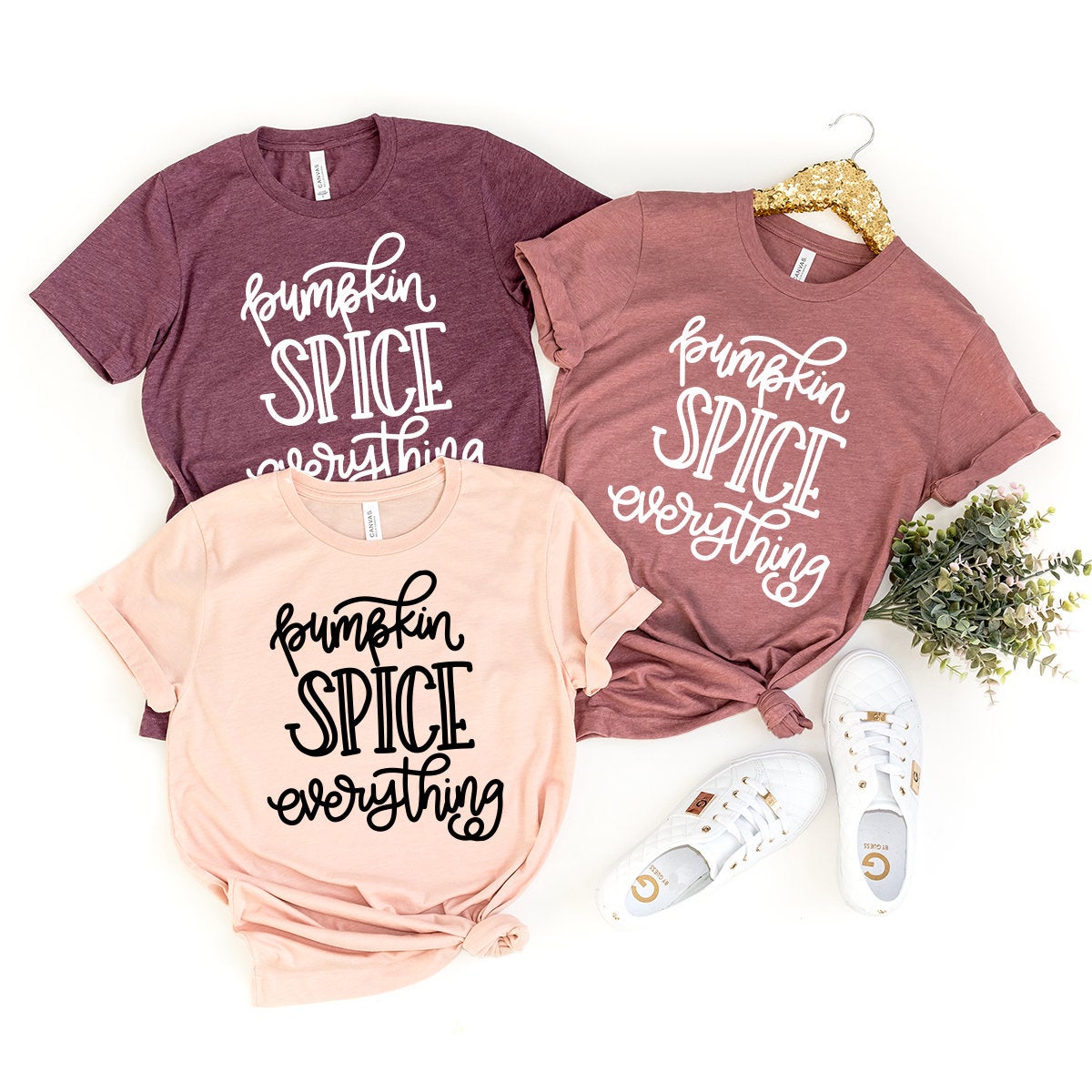 Thanksgiving Quote Shirt, Cute Fall Shirt, Autumn Shirt, Everything Nice T Shirt, Fall Women's Tee, Pumpkin Spice Everything Shirt - Fastdeliverytees.com