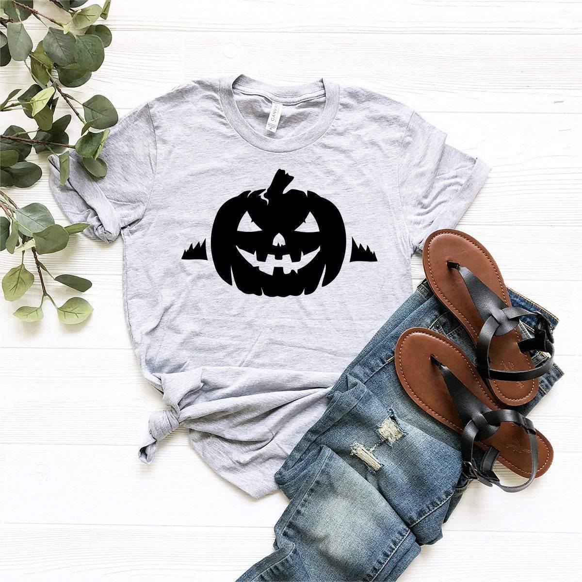 Pumpkin Halloween Shirt, Halloween T-Shirt, Fall Shirt, Halloween Gift, Funny Halloween Shirt, Pumpkin Shirt, Horror Shirt, Skull Shirt - Fastdeliverytees.com