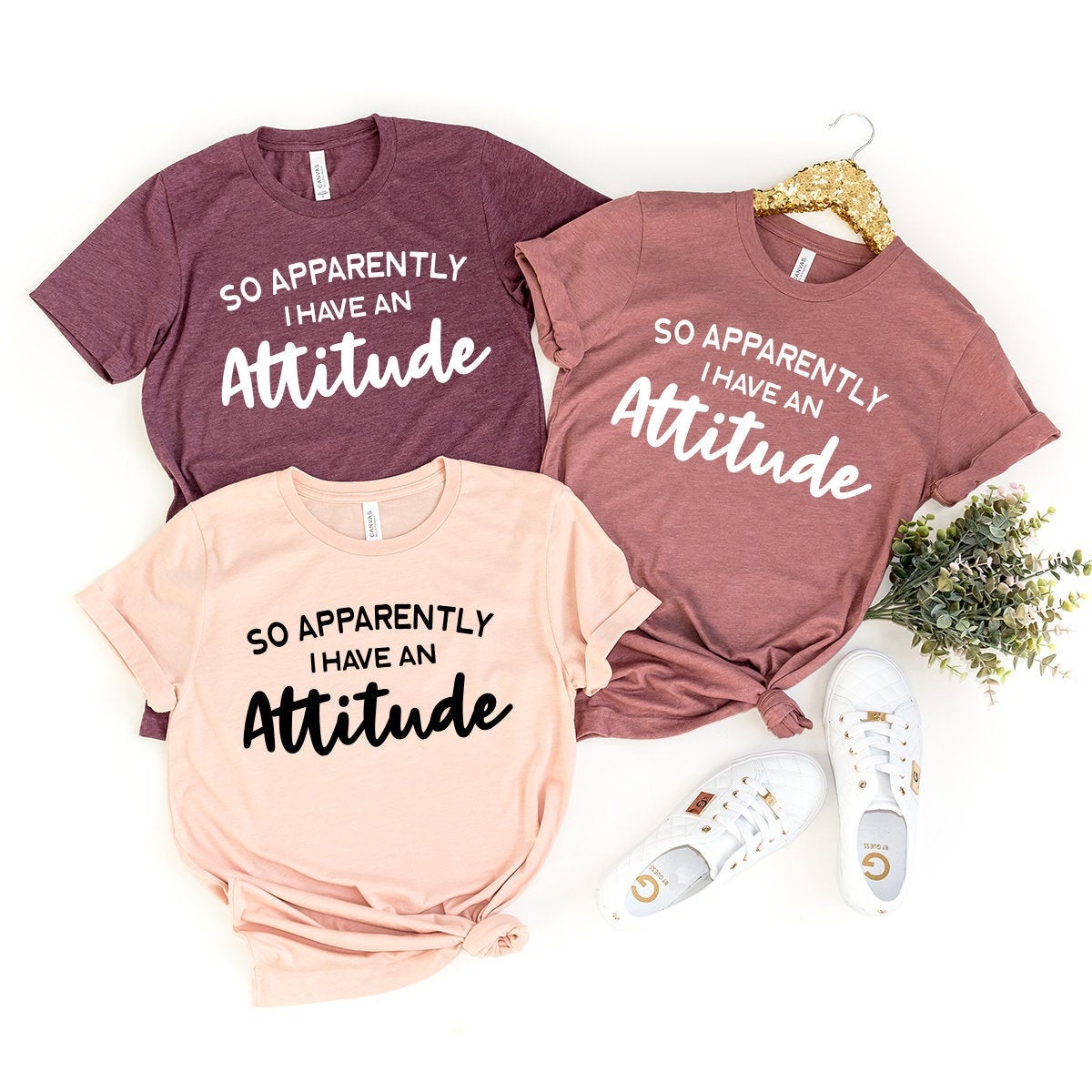 Funny Women Shirt, Sarcastic Shirt, Sassy T-Shirt, Funny Shirts For Women, Funny Quotes Shirt, So Apparently I Have An Attitude Shirt - Fastdeliverytees.com