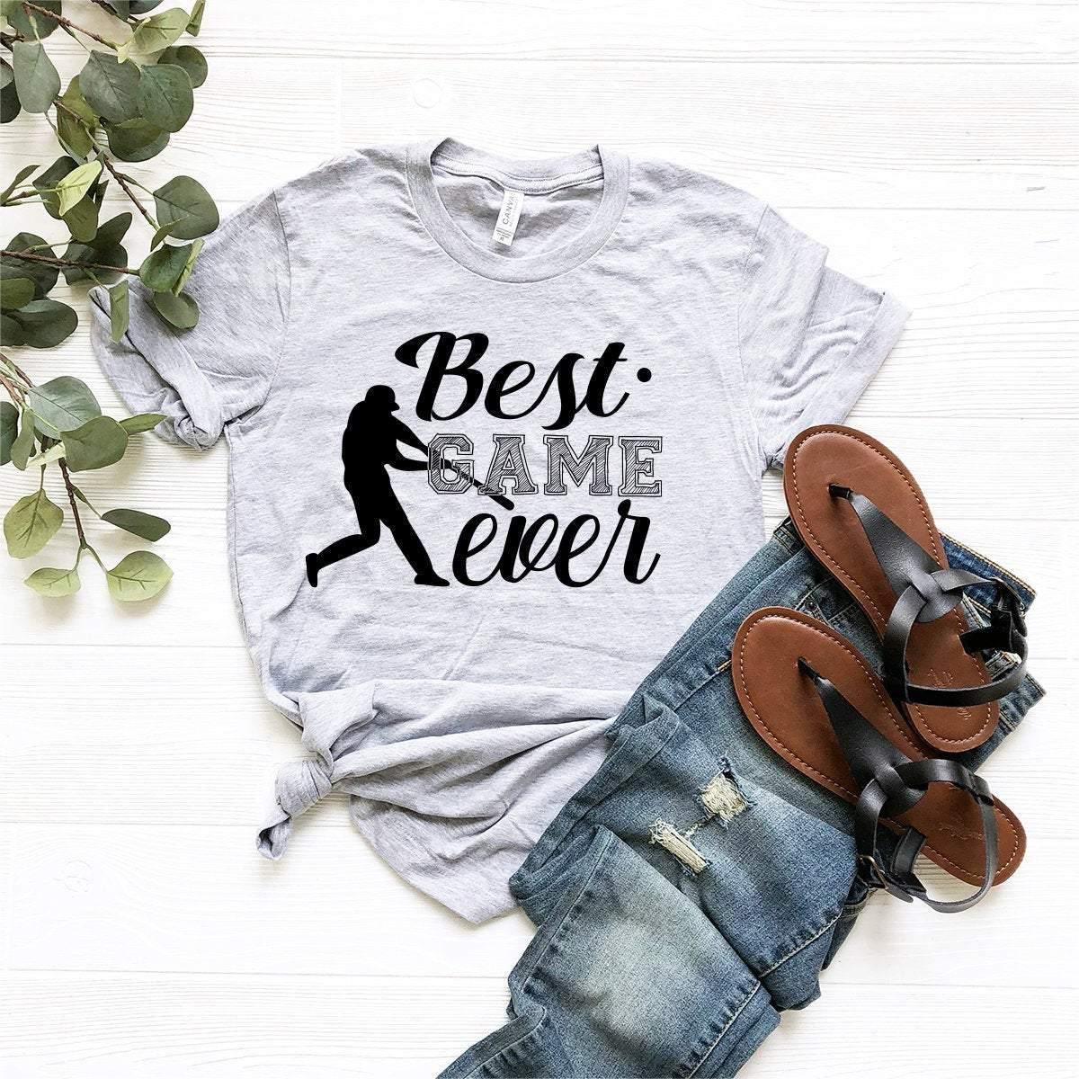 Best Game Ever T-Shirt, Baseball Tshirt, Softball shirt, Baseball Life Shirt, Baseball Game Day Tee, Gift For Baseball Lover, Baseball Shirt - Fastdeliverytees.com