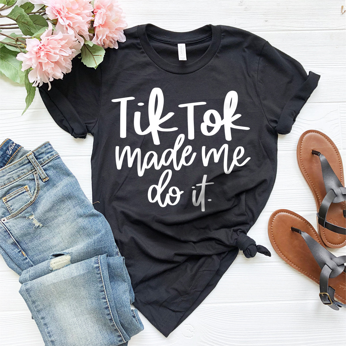 Funny Women Shirt, Sassy Life T-Shirt, Social Media Shirt, Hipster Girl Shirt, Made Me Do It  Tee, Trendy Women Shirt, Mom Shirt - Fastdeliverytees.com