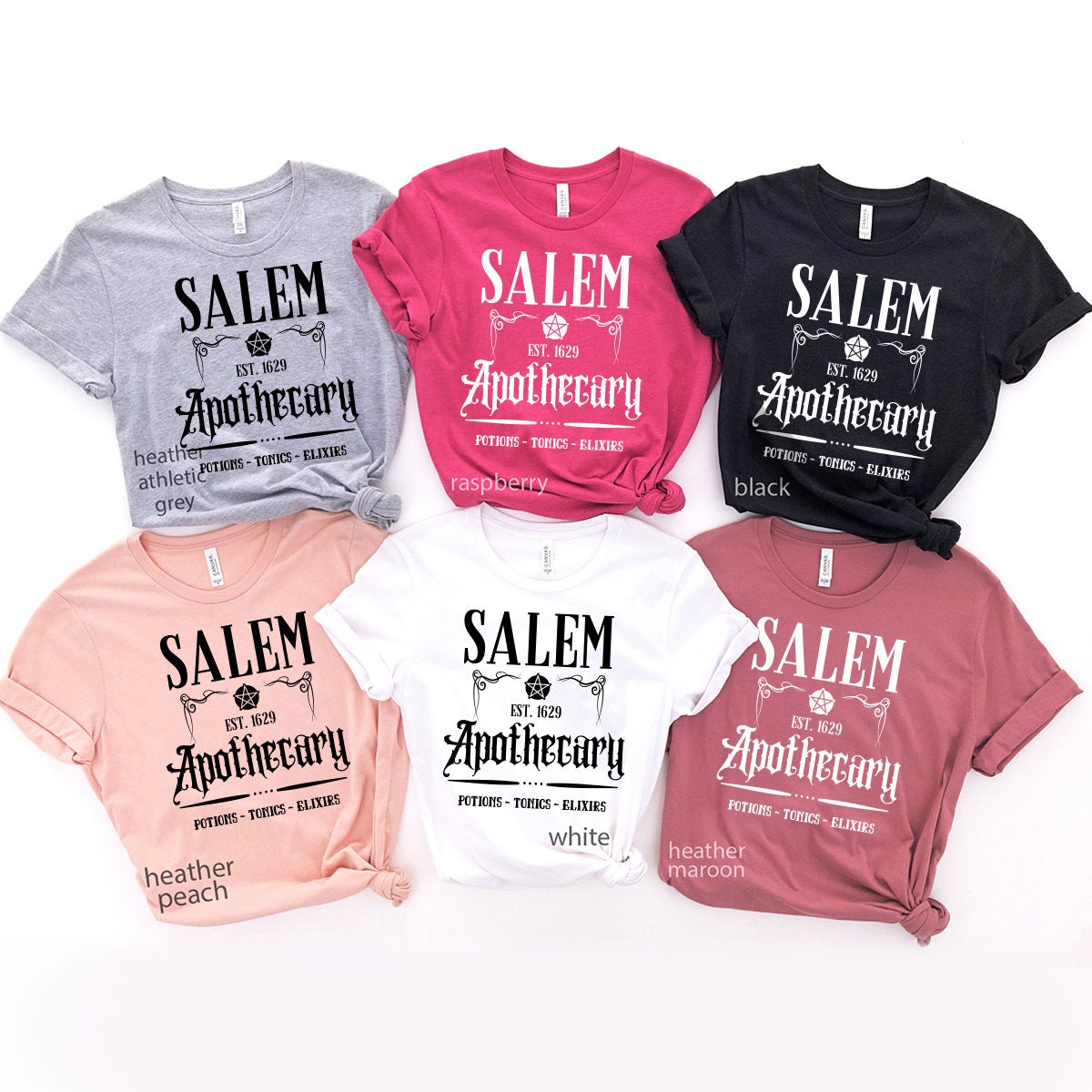 Salem Apothecary Shirt, Funny Halloween Shirt, Fall Tshirt, Halloween Gift, Hocu Pocu Shirt, Witch Sisters Shirt, Witch Clothing - Fastdeliverytees.com