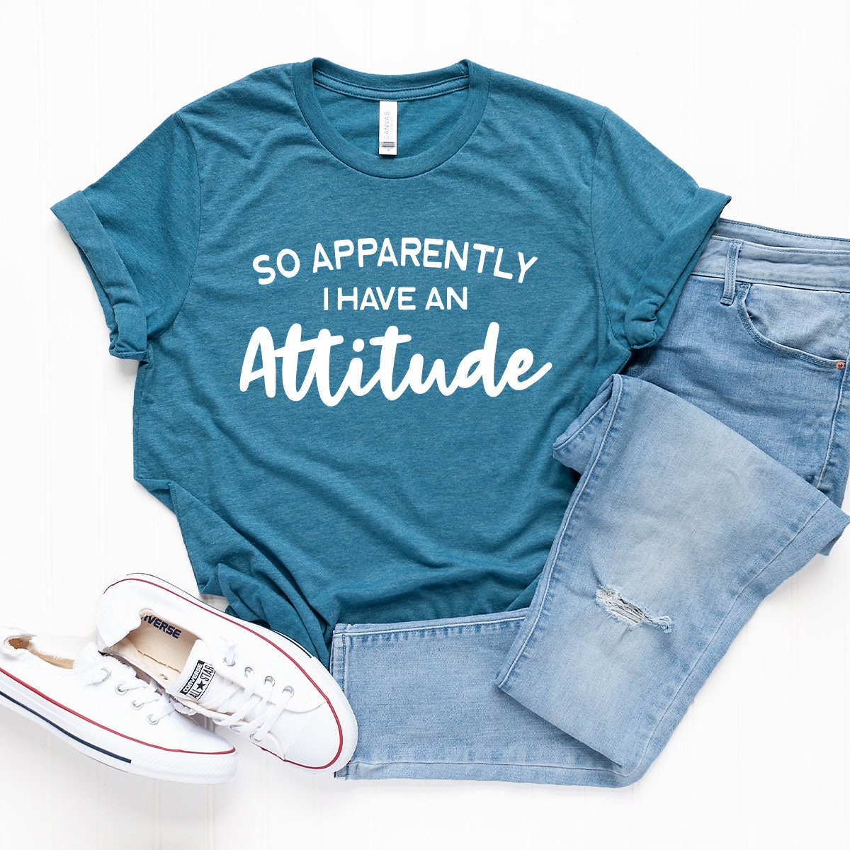 Sarcastic Women T-Shirt,  Funny Quote Shirt, So Apparently I Have An Attitude Shirt, Introvert Shirt, Women Life Tee, Funny Tee - Fastdeliverytees.com