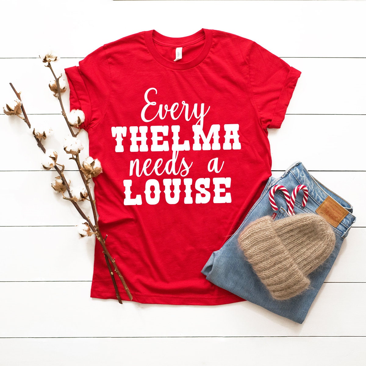 Best Friend Themed Thelma or Louise Tee Road Trip Shirt 