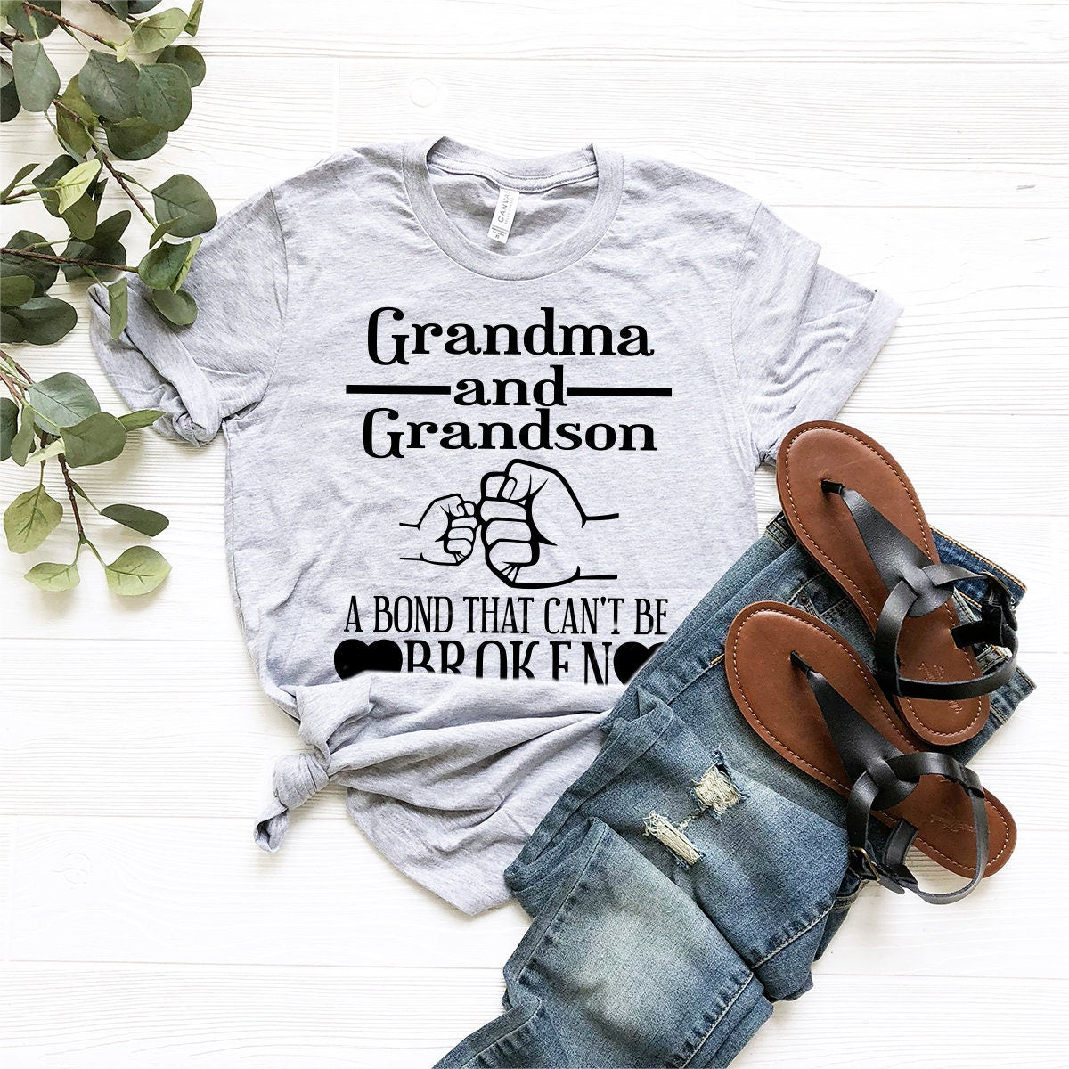 Grandma And Grandson Shirt, Grandma Gift From Grandson, Grandma T-Shirt, Grandma Shirt, Grandma Mother's Day Gift, Grandparent Gift Shirt - Fastdeliverytees.com