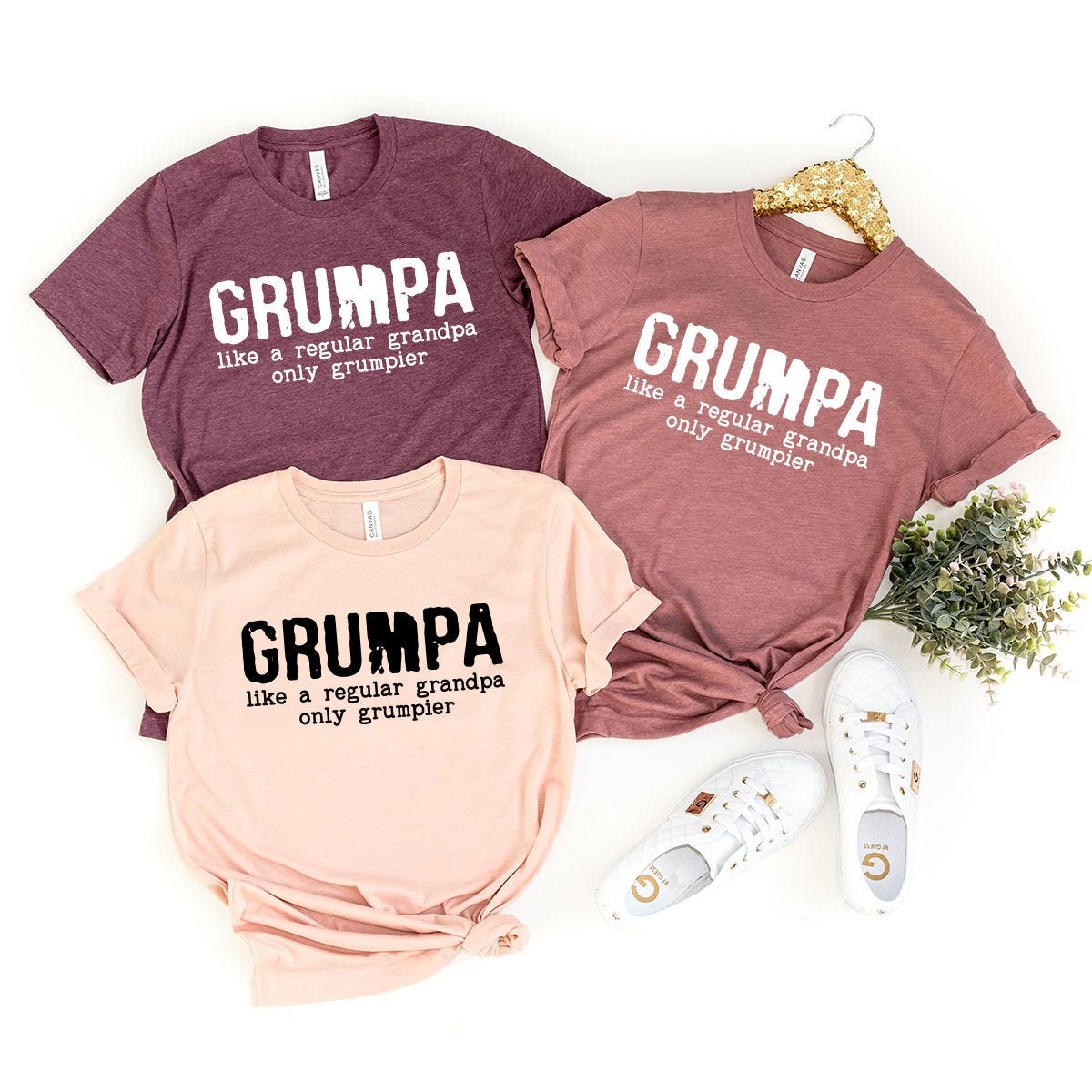 Funny Grandpa Shirt, Gift For Grandpa, Grandpa Shirt, Grandfather Shirt, Grumpa Like A Regular Grandpa Only Grumpier Shirt, Grandfather Gift - Fastdeliverytees.com