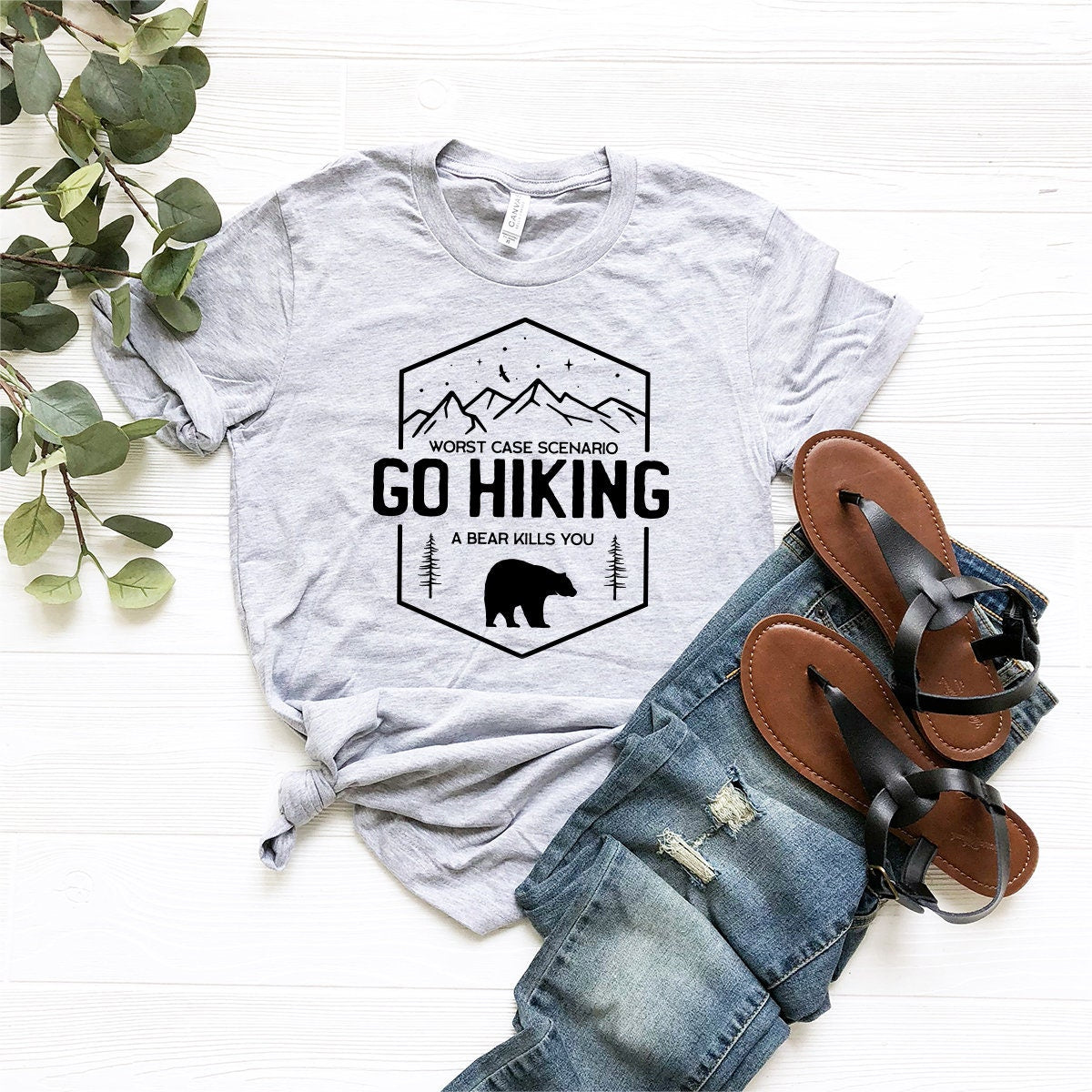 Hiking Shirt, Camping Shirt, Go Hiking Bear Kills You, Mountain Shirt, Adventure Shirt, Travel Shirt, Outdoor Shirt,  Nature Lover Shirt - Fastdeliverytees.com
