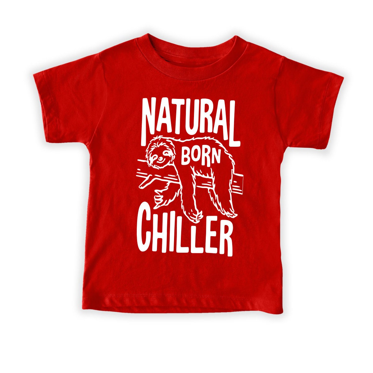 Sloth Lover Youth, Funny Sloth Youth, Natural Born Chiller, Animal Chill Tee,Gift For Sloth Lover, Adorable Animal Youth,Cute Sloth Youth - Fastdeliverytees.com